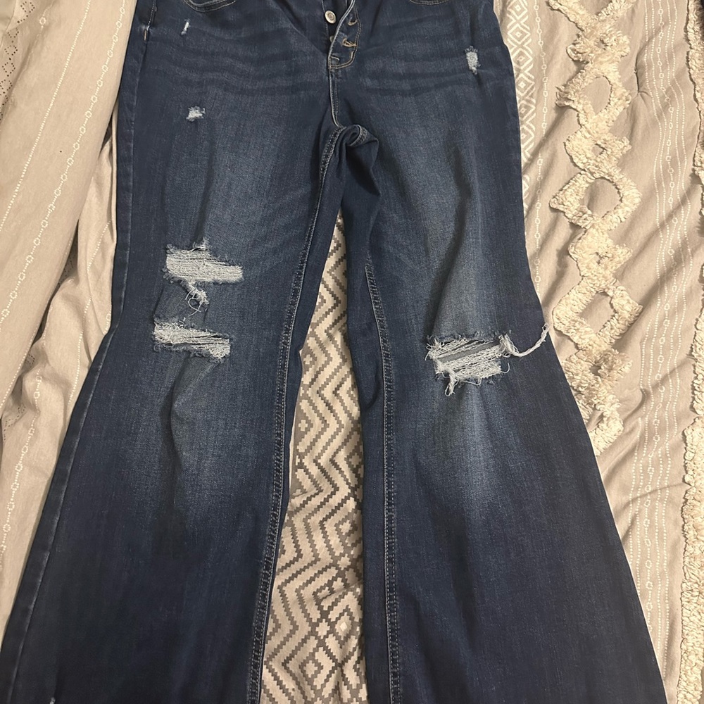 Maurices brand flare jeans worn once